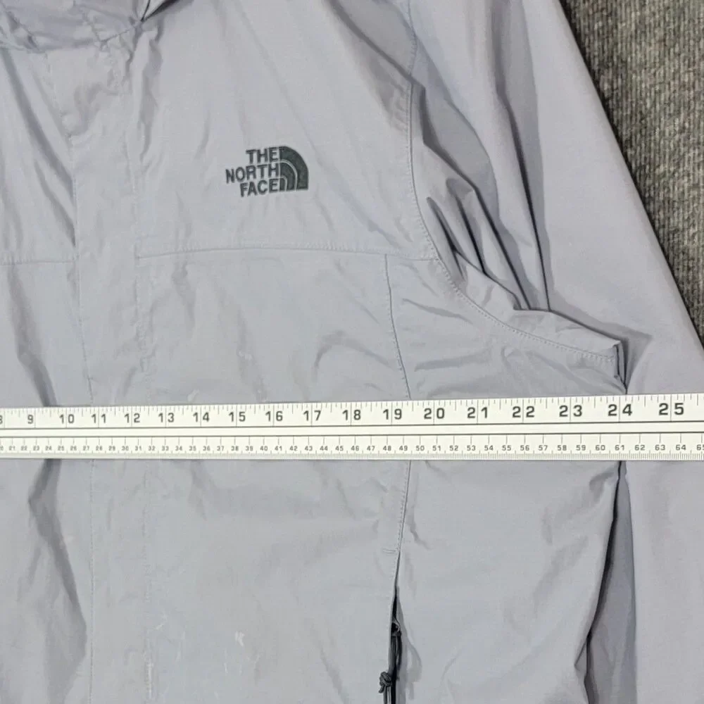 The North Face Dryvent Resolve 2 Rain Jacket Mens XL Gray Hooded NF0A2VD5